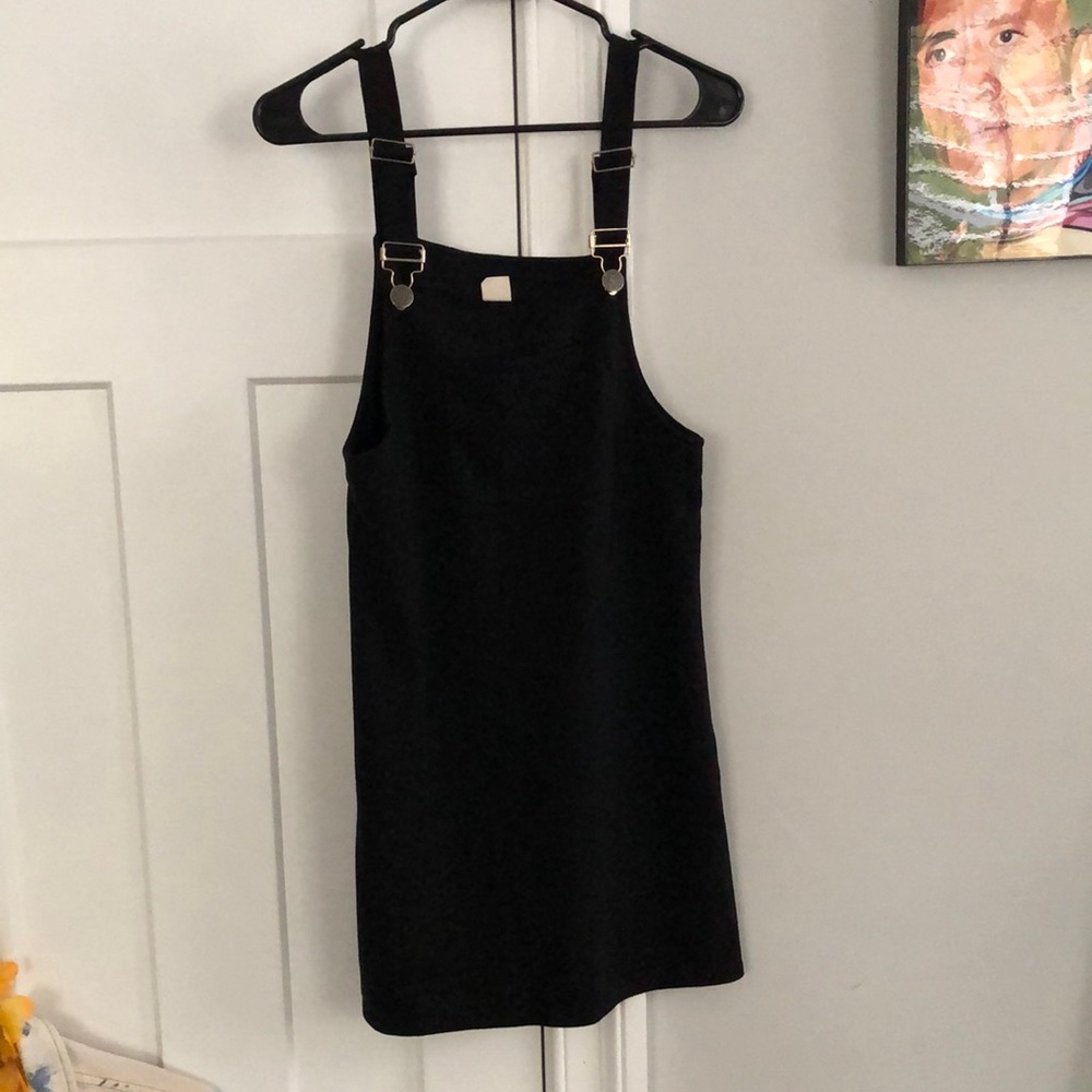black overalls